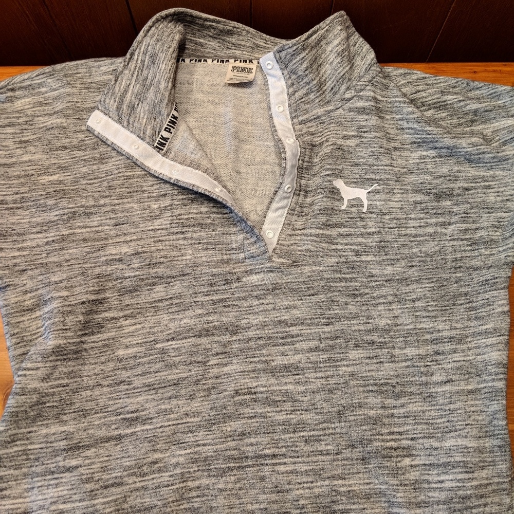 Pink jersey sweatshirt